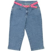 Riders - Women's Denim Capri with Rope Belt
