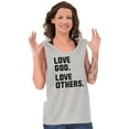 thumbnail image 4 of Love God and Others Christian Quote Tank Top T Shirts Men Women Brisco Brands M, 4 of 6