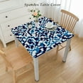 thumbnail image 2 of nygtbtfer Rectangle Blue Tablecloth Stainproof Tablecloths,Wipeable Table Cloth Wrinkle-Free for Round/Rectangle/Oval/Square/Party/Wedding,Farmhouse Country Checkered Lattice, 2 of 7