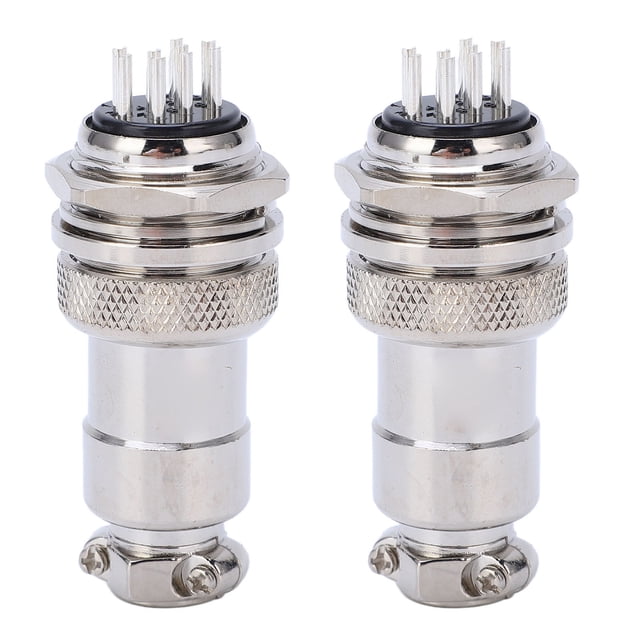 2 uds conector de aviación aleación de Zinc macho hembra conector de aviación enchufe 20mm AC DC 250V