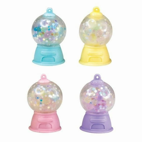 2.5 in. Gumball Machine Squeeze Toys, Assorted Color - Pack of 144