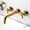 SLT155-G, variant on Bathtub Basin Mixer Tap Chrome Antique Brass Bathroom Sink Mixer Tap Faucet Wall Mounted 3 Pcs Black Faucet Dual Handle Sink Tap