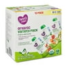 (12 Pack) Parent's Choice Organic Stage 2, Flavor varies Baby Food, 4 oz Pouch