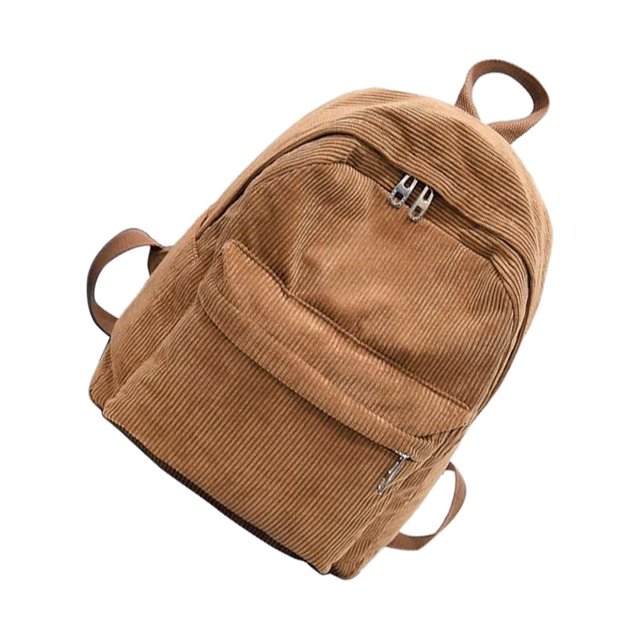Minnieouse de pana, bolso moderno y espacioso para la escuela o el trabajo, escolar de moda para mujer Mochilas caqui