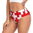 thumbnail image 2 of Fotbe Red Cross 1 Calzones Estampados para Mujer – Ropa Interior de Algodón, Cómoda, Suave y Elástica-XX-Large, 2 of 6