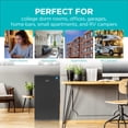 thumbnail image 7 of BLACK+DECKER BCRK32B Compact Refrigerator & Mini Fridge with Freezer, 3.2 cu. ft., Black, 7 of 7