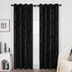 thumbnail image 2 of Juego de 2 Cortinas Opacas Sailing Aislamiento térmico Negro 132x274cm, 2 of 5