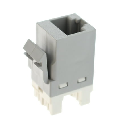 - Tyco Electric 1375055-4 Category 6 Ethernet Jack, CAT6 SL 110 Jack, Gray