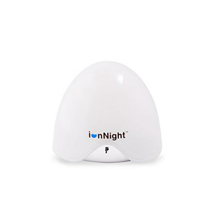IonPacific ionNight, Portable Air Ionizer/Purifier Night Light with Filterless Negative Ion Generator - Ultra High Output at 3 Million Negative Ions/Sec, Eliminates: Pollutants, Allergens, Germs, (Best Negative Ion Generator)