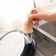 thumbnail image 6 of Grandest Birch Stove Washing Brush Moisture-proof Sturdy PET Reusable Wooden Dish Brush Kitchen Tool Ergonomic Design Natural Shor, 6 of 8