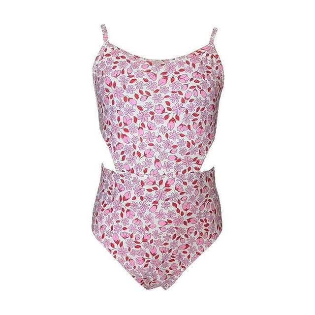 Traje de Baño George para Niña, Completo color Blanco Talla 8