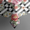 thumbnail image 5 of Pioneer Flower Floral Print Pattern Square Tablecloth, Waterproof Wipeable Spillproof Washable Table Cover for Home Kitchen Party Decor, 60"x60", 5 of 6