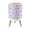 Color 1, variant on Small Trash Can with Lid Pink Ribbon Blue Checkered 1.8 Gallon Dog Proof Trash Can Round Garbage Can Waste Bin Wastebasket for Bathroom Bedroom Living Room