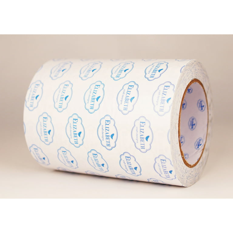 Clear Double Sided Adhesive Roll 6 Inches x 81 Feet Permanent 3 Rolls