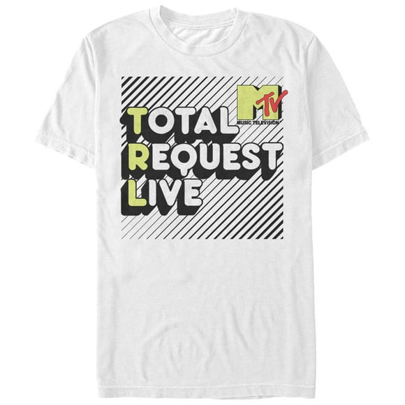 T-Shirt pour Hommes MTV Total Request Live - White - 2X Large