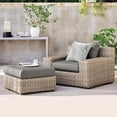 thumbnail image 2 of Outdoor sofa courtyard terrace villa leisure waterproof sunscreen rattan woven aluminum alloy furniture combination My Lux Decor Round, 2 of 10