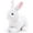 9.5" White Rabbit, variant on Lazada Stuffed Rabbit Doll Plush Bunny Toy Squishy Rabbit Toys Soft Gray 9.5"