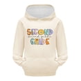 thumbnail image 6 of Ruyang Kids Girls 2nd Grade Back to School Hoodies Boys Preppy First Day of School Sweatshirts Soft Cute Pullover Hoodie, 6 of 7