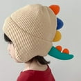 thumbnail image 2 of Unisex Cute Warm Winter Knit Cartoon Beanie Hats Head Cover Earflap Caps Baby Boy Hat LIGHT BLUE, 2 of 8