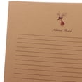thumbnail image 3 of 50 piezas Papel de carta Sunnimix Navidad ciervos forrada escritura, 3 of 6