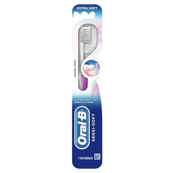 Oral-B Toothbrush Sensi-Soft Extra Soft Asst Colors (Pack of 3)