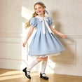 thumbnail image 3 of DREAM PAIRS Girls Mary Jane Low Heel Dress Shoes Flower Party Wedding Pumps for Little and Big Kids, 3 of 6