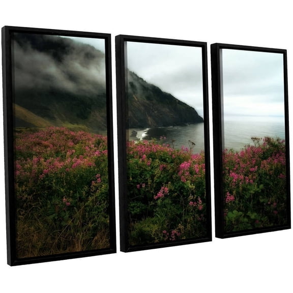 ArtWall Kevin Calkins "August in Oregon" 3-Piece Floater Framed Canvas Set