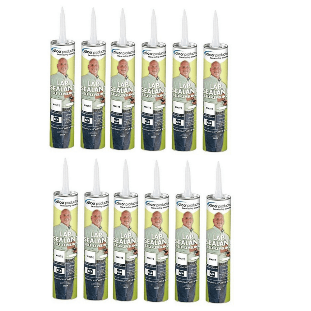 Dicor 501LSW SelfLeveling Lap Sealant White 10.3 Oz (Qty 12