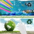 thumbnail image 2 of 8 Pcs Reusable Glass Straws - Lfgb Certified Transparent Straws, 2 of 5