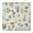 Brown Mushroom Flower-1, variant on Brown Mushroom Flower Light Pattern Square Fitted Tablecloth with Elastic Edge,Square Table Cover,Washable Elastic Table Cover for Home Kitchen Party Decor 34"x34"