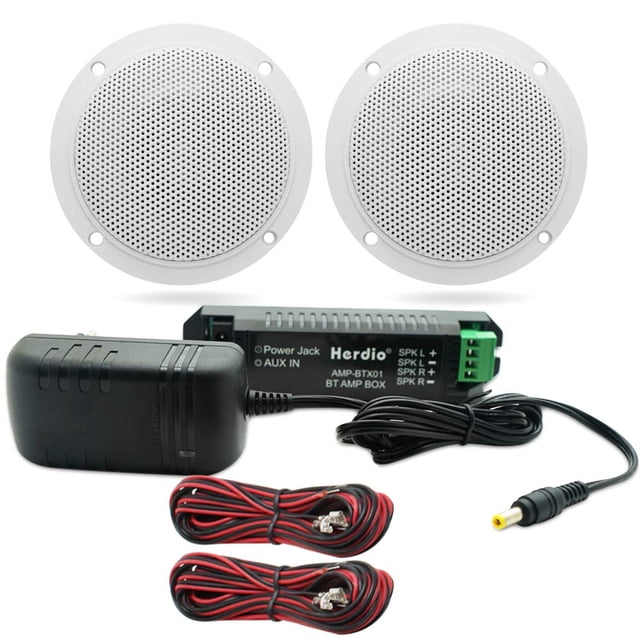 Altavoces de techo Herdio Waterproof Marine Bluetooth 4"