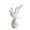 White, variant on 3D Printed White Bird Figurine, Small Peace Bird on Ball Statue Small Decorative Bird Sculpture for Indoor Desk Shelf Decor