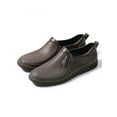 thumbnail image 1 of UKAP Men Rain Boots Plush Lined Rubber Boot Waterproof Rainboot Working Kitchen Shoes Comfort Work Shoe Brown 10.5, 1 of 6