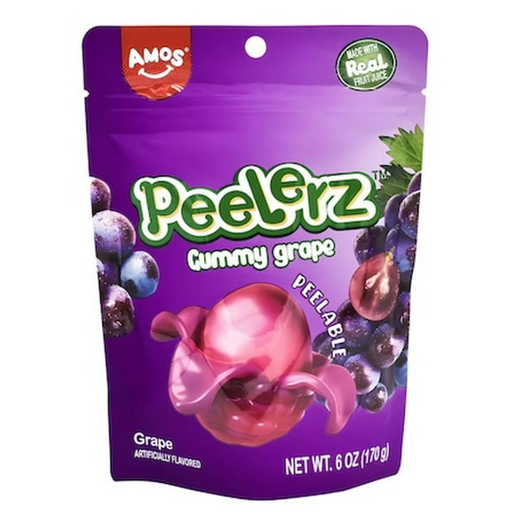 Amos Peelerz Gummy Grape 170g