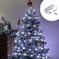 thumbnail image 1 of Vaidha Christmas Ribbon LED Light String Christmas Decorations Christmas Tree Decoration Pendants Gifts Gold Stamped Double Layer Ribbon, 1 of 6