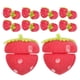 thumbnail image 1 of 18 rulos de esponja: rizadores de pelo de esponja de fresa - Rulos suaves para dormir - Juego de rizado sin calor - Para viajes y uso diario, 1 of 8
