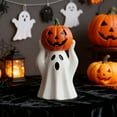 thumbnail image 5 of Ltdhehe Halloween Figurine With Pumpkin Statue Desktop Sculpture Home, 5 of 5