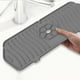 thumbnail image 5 of Alfombrilla absorbente para grifo, protector de fregadero con diseño envolvente para fregadero de cocina gris, 5 of 7