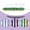 green, variant on 3D Hollowed-out Gradient Diamond Painting Pen with 6 drill bits of different sizes ,Gradient Color, Diamond Painting Tool Accessories, Creative Gifts for Diamond Painting Lovers