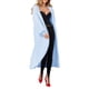 thumbnail image 1 of Suéteres Tipo Cárdigan Largos, Acogedores y Peludos para Mujer, Informales, de Larga y con Abertura Frontal, de Mohair. Azul Talla Única, 1 of 7