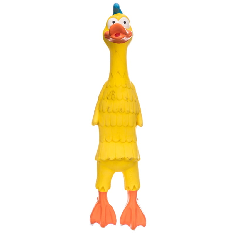 duck squeaky dog toy