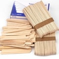 thumbnail image 4 of 100pcs Wooden Ice Sticks for DIY Crafts Cosmetic Spatulas Disposable Wooden Sticks Beauty Tools Natural Wood Spatula for Mixing Applicators, 4 of 8