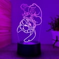 thumbnail image 3 of Disney STITCH & LILO 3D Led Night Light figura de dibujos animados Stitch niños, decoración de la habitación de la cama, lámpara de Anime 3d, regalo de cumpleaños y Navidad para niños, 3 of 5