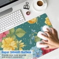 thumbnail image 4 of Long Mouse Pads for Desk,Pioneer Flower Floral Print Pattern Desk Mats on Top Of Desks, Desk Mouse Pad Extra Large with 3mm Non-Slip Base and Stitched Edge for Gaming,Office,Work,Home 31.5"x11.8", 4 of 6