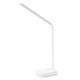thumbnail image 1 of Lámpara de escritorio LED con 3 modos de luz LED, cuello de cisne de silicona, luz de lectura duradera de plástico para niños, para dormitorio, oficina, dormitorio, versión enchufable sin batería, 1 of 6