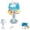 5_A, variant on Kiddiway Mosaic Table Lamp DIY Kit - Night Light Craft, Home Decor Project, Creative Arts and Crafts, Fun Activity for Kids and Adults,A