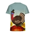thumbnail image 3 of Pntutb Blusa de manga corta con cuello en V para mujer con bolsillos Pntutb Pntutb-3663, 3 of 4