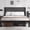 Gray, variant on Bed Frame with Headboard PU Leather Upholstered, All Metal Slats Support Platform, Queen, Black