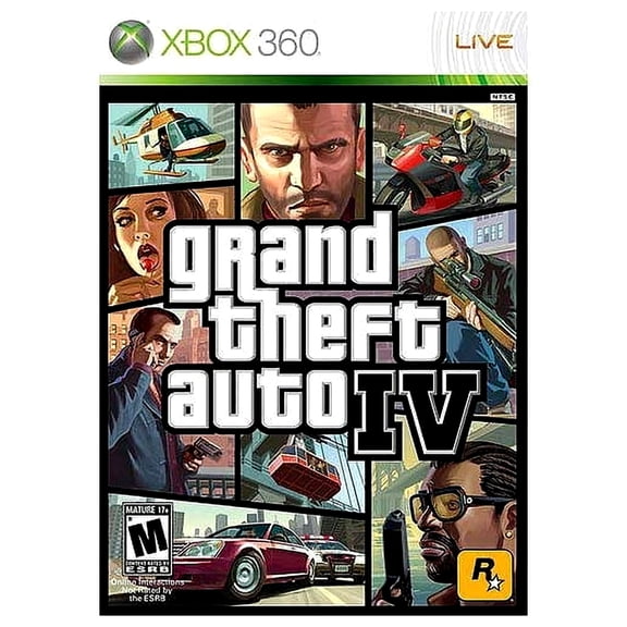 Grand Theft Auto IV , Rockstar Games, Xbox 360, 886162342031