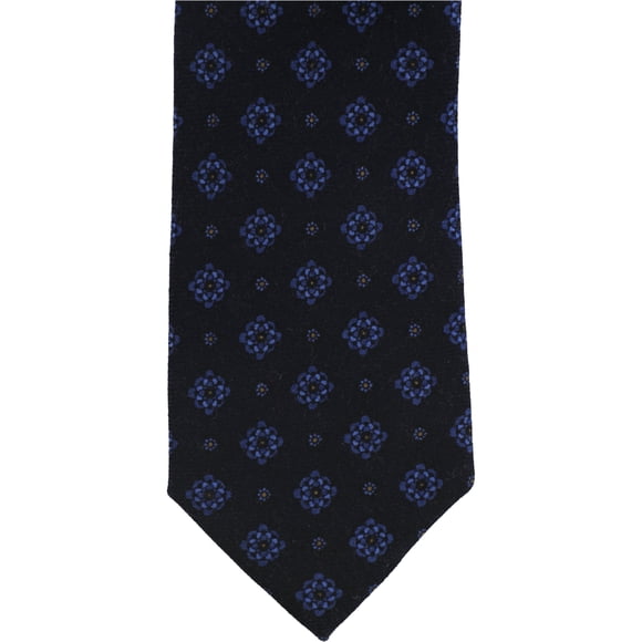 Tasso Elba Cravate Auto-Nouée Médaillon Neri pour Hommes, Bleu, Taille Unique